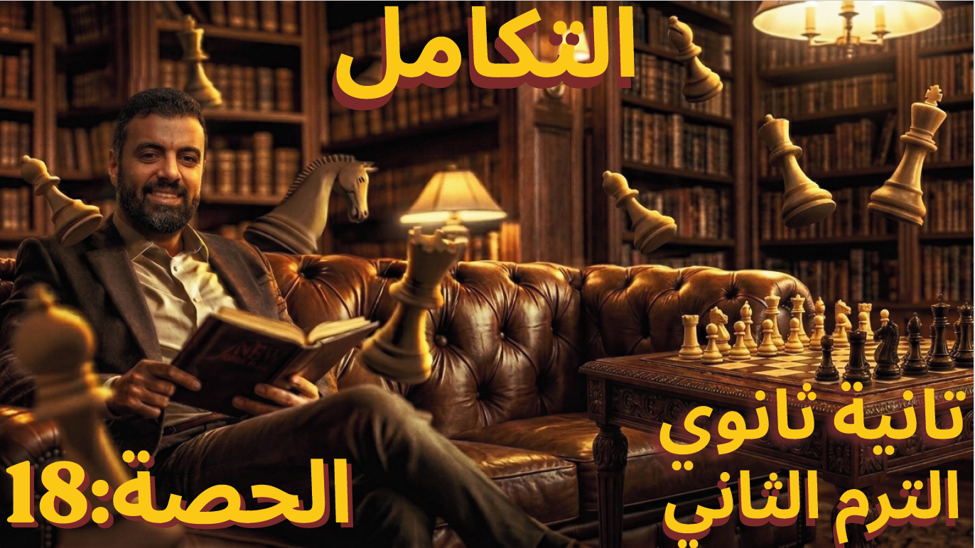 الحصة ال 18 الترم الثاني بحته 2ث (التكامل)