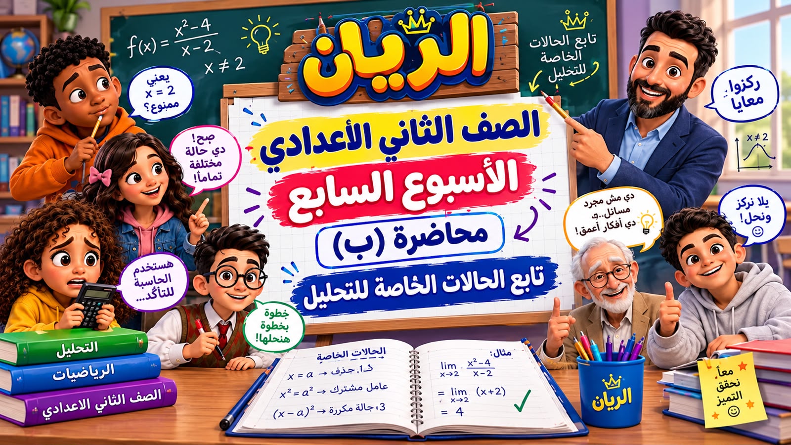 الأسبوع السابع المحاضرة ( ب ) 2ع الترم الاول 2027 ( تابع / الحالات الخاصة للتحليل )