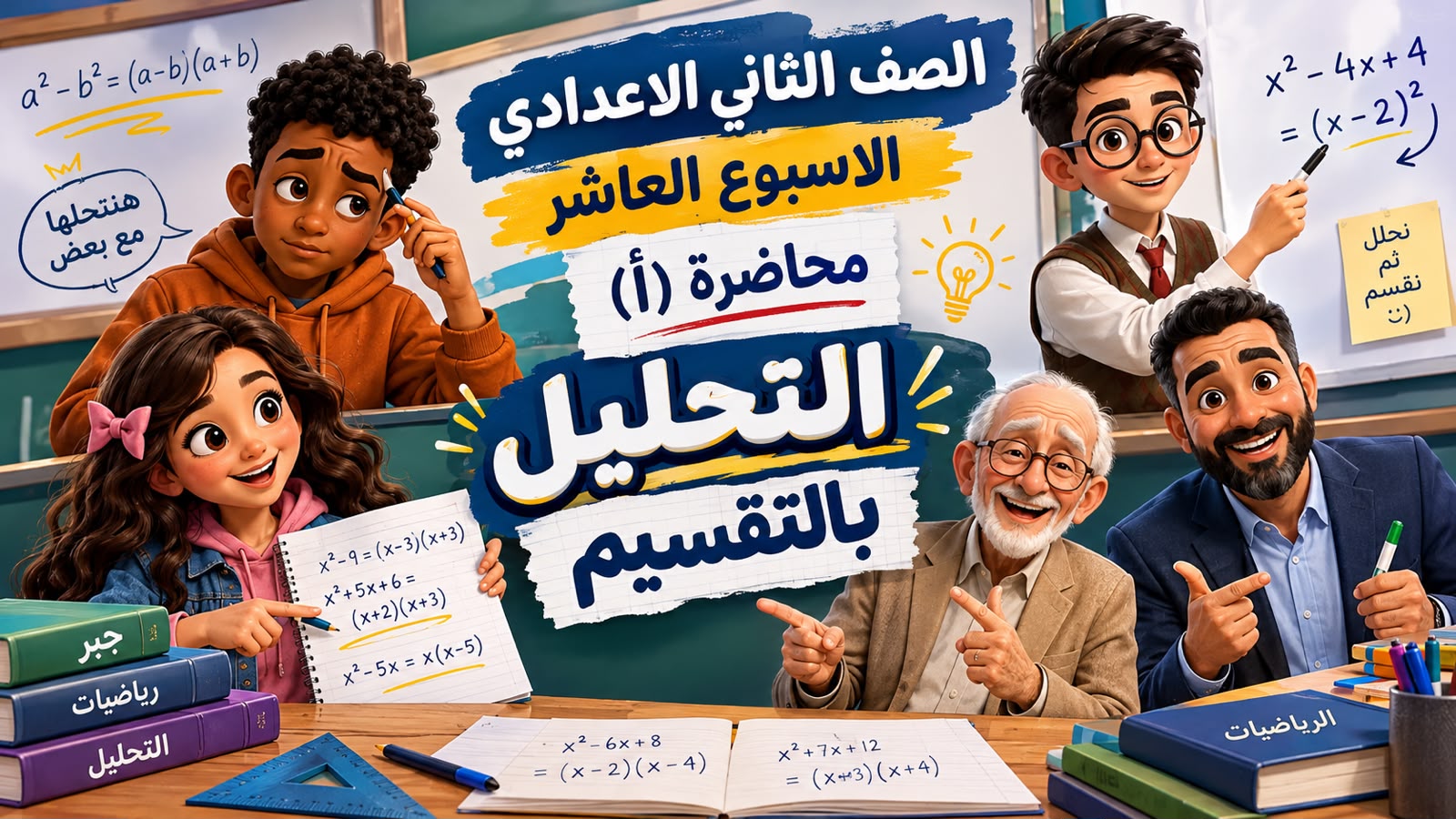 الأسبوع العاشر المحاضرة ( أ ) 2ع الترم الأول 2027 ( التحليل بالتقسيم )